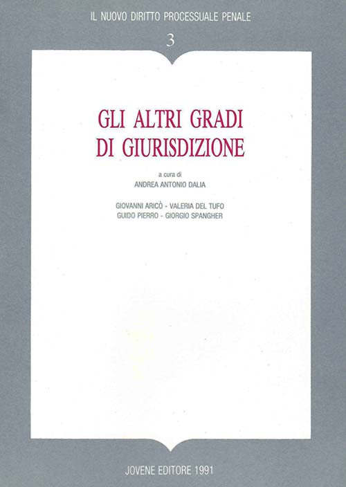 Gli altri gradi di giurisdizione.