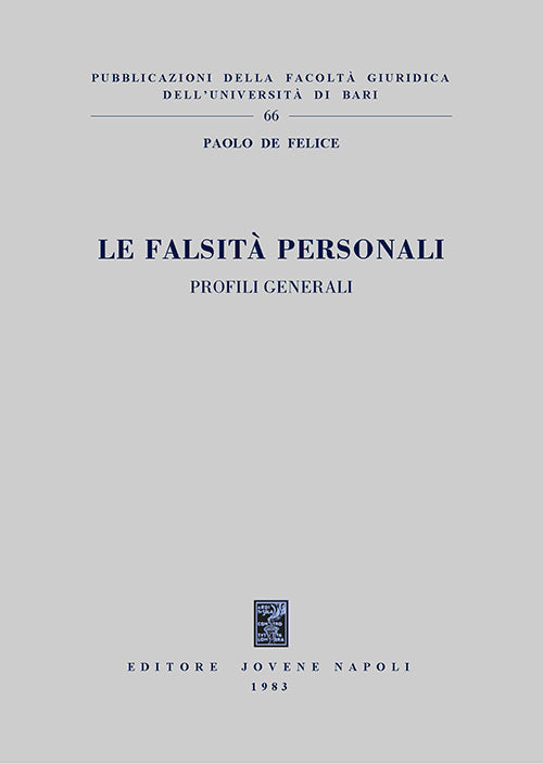 Le falsità personali.