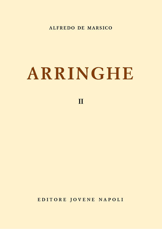 Arringhe. II.