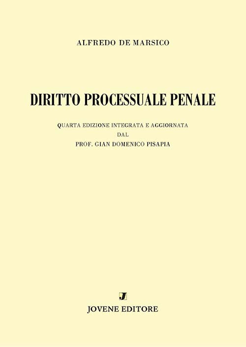 Diritto processuale penale.