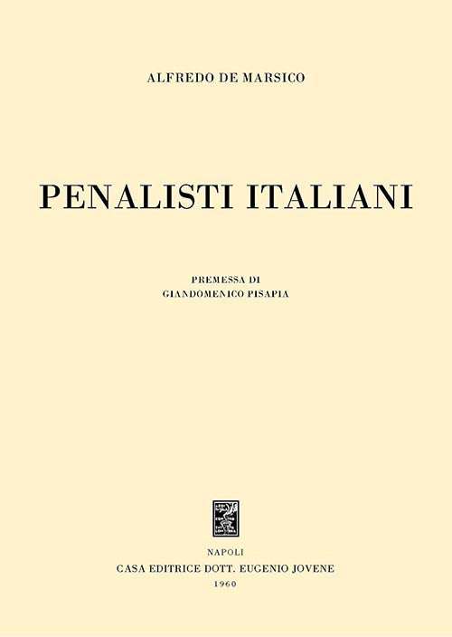 Penalisti italiani.