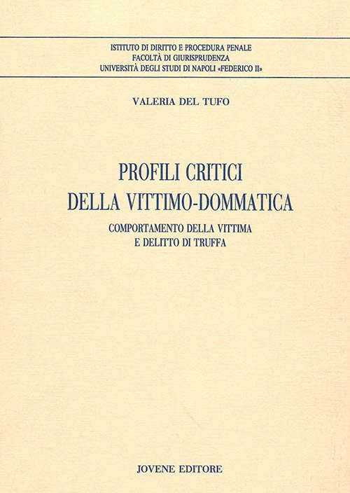 Profili critici della vittimo-dommatica.