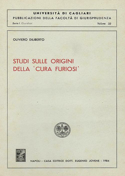 Studi sulle origini della 'cura furiosi'.