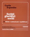 Scritti giuridici scelti. Vol. III. Diritto costituzionale repubblicano.