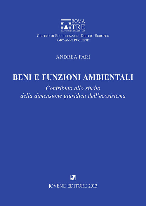 Beni e funzioni ambientali.
