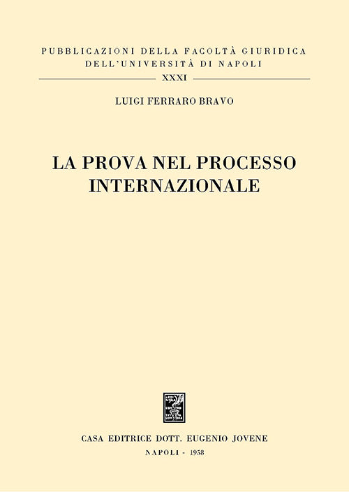 La prova nel processo internazionale.