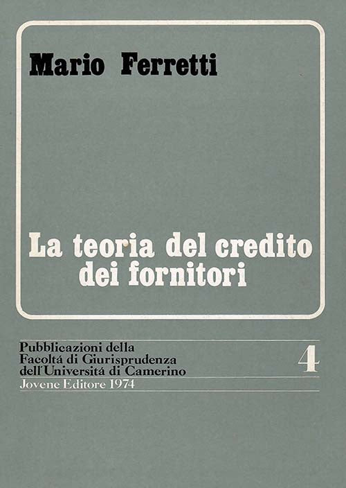 La teoria del credito dei fornitori.