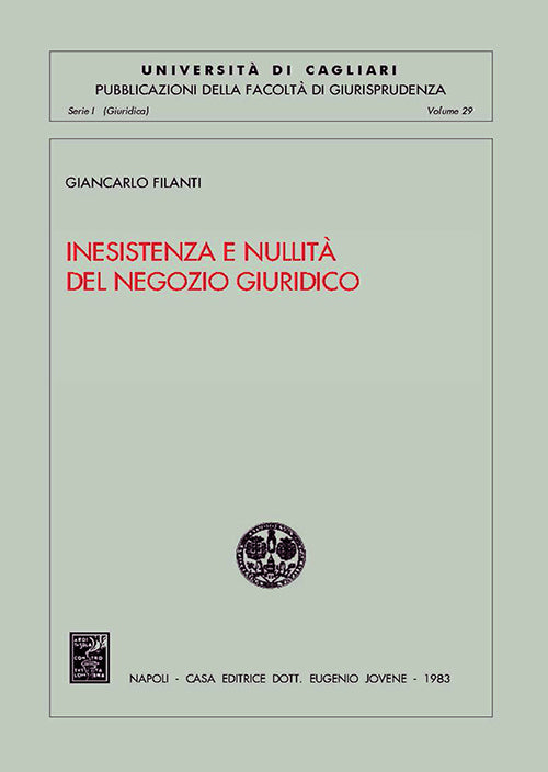 Inesistenza e nullità del negozio giuridico.