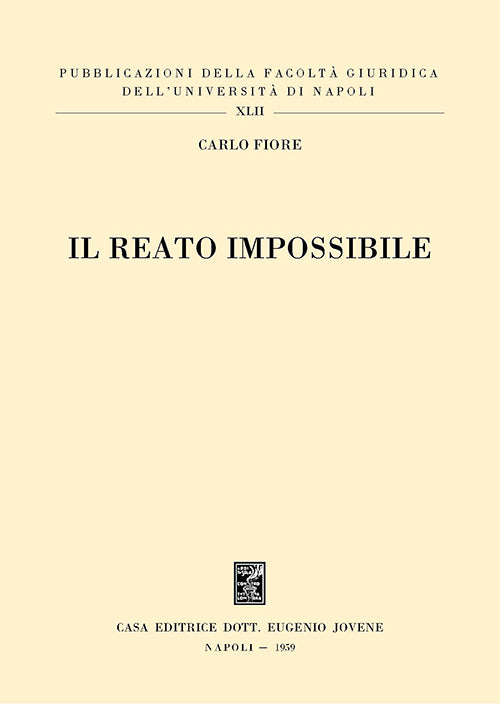 Il reato impossibile.
