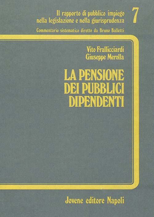 La pensione dei pubblici dipendenti.