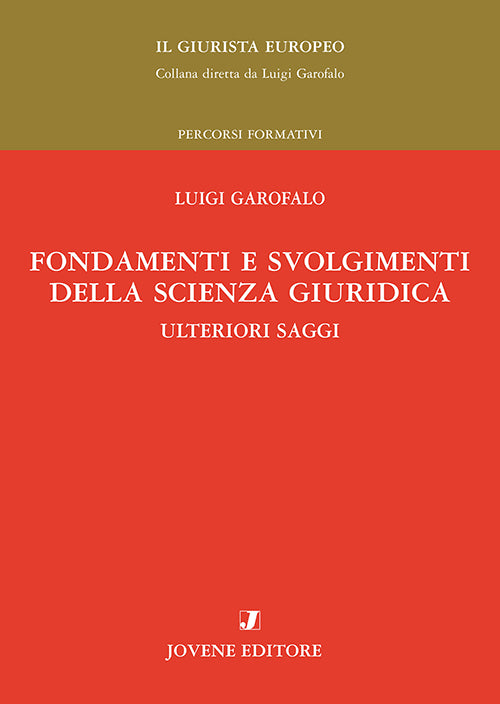 Fondamenti e svolgimenti della scienza giuridica. Ulteriori saggi.