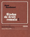 Études de droit romain.