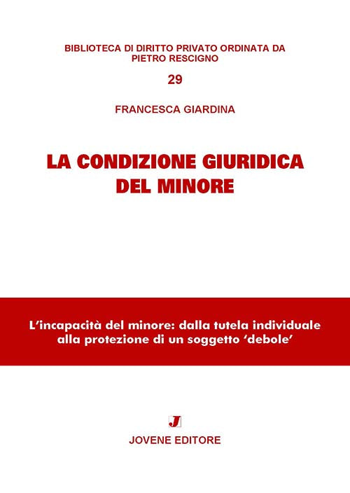 La condizione giuridica del minore.