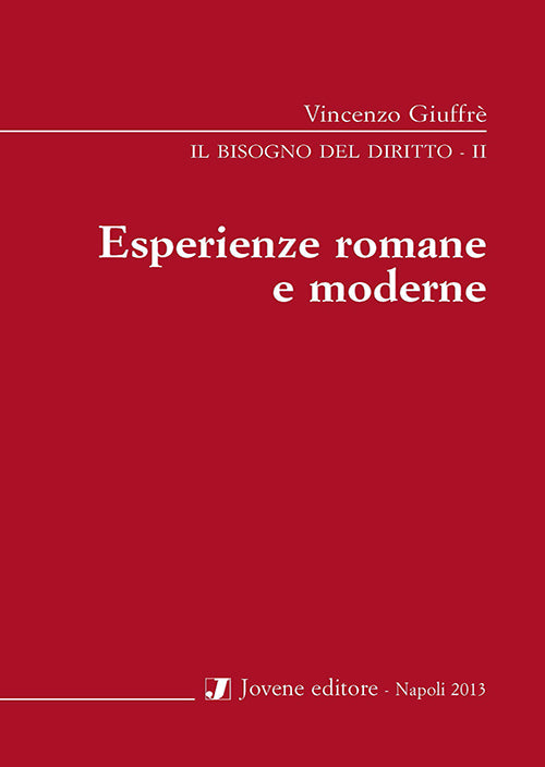 Esperienze romane e moderne.