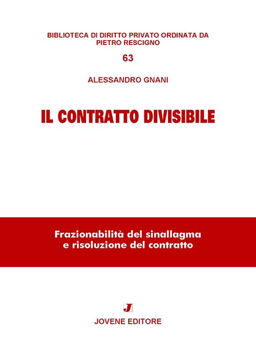 Il contratto divisibile.