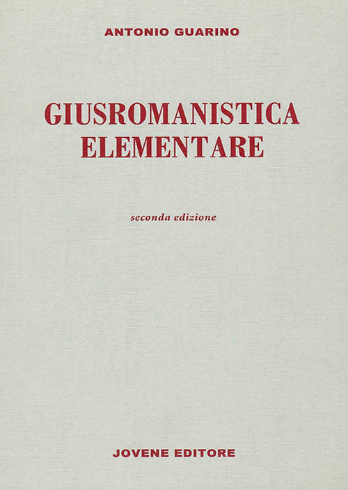 Giusromanistica elementare.