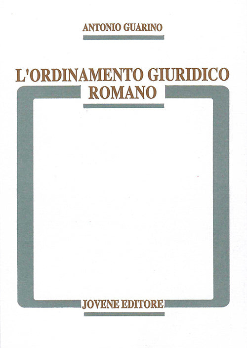 L'ordinamento giuridico romano