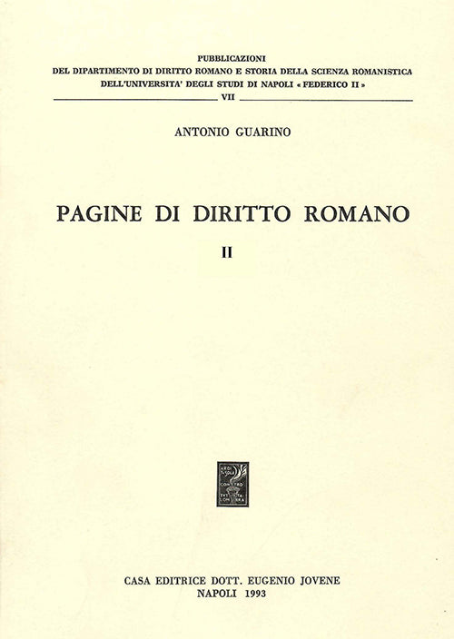 Pagine di diritto romano. II.