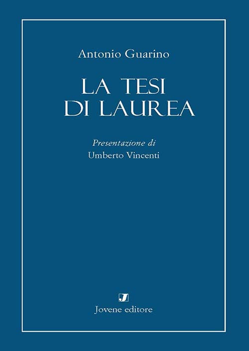 La tesi di laurea.