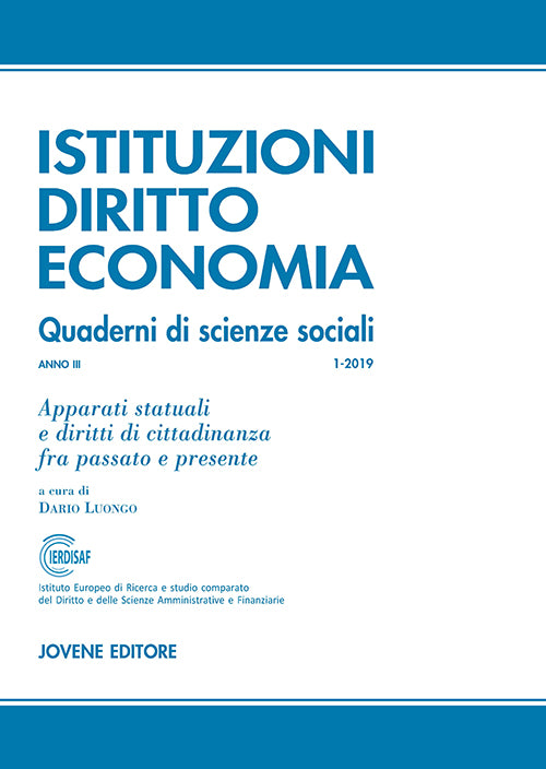 Apparati statuali e diritti di cittadinanza fra passato e presente.