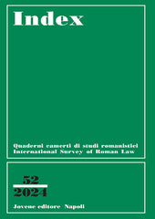 INDEX - International Survey of Roman Law - Vol. 52-2024