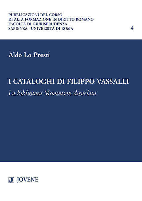 I cataloghi di Filippo Vassalli.