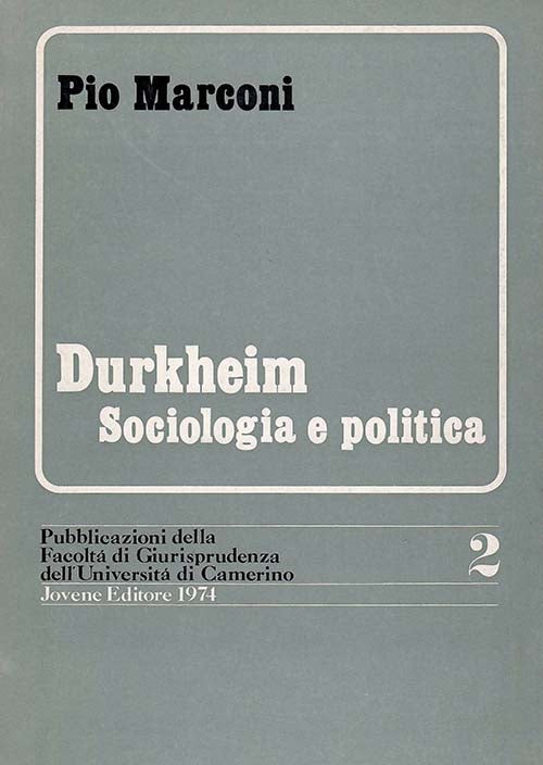 Durkheim, sociologia e politica.