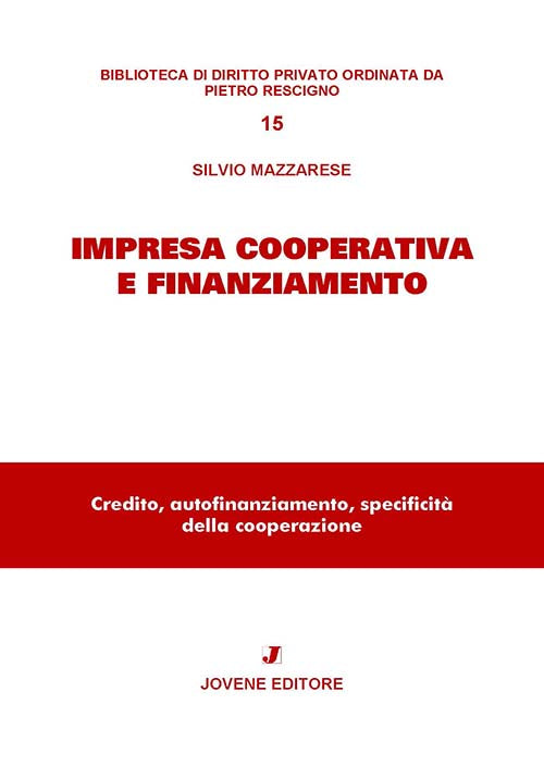 Impresa cooperativa e finanziamento.