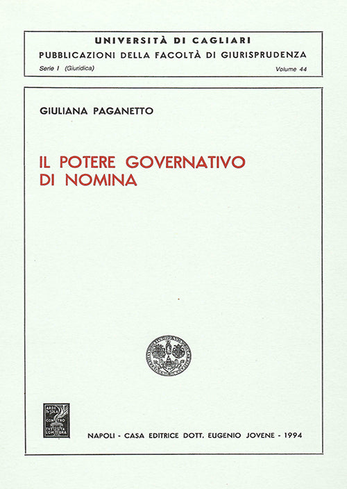Il potere governativo di nomina.