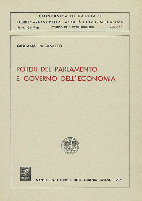 Poteri del Parlamento e governo dell'economia.