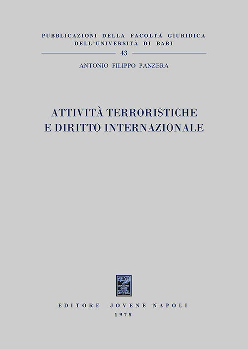 Attività terroristiche e diritto internazionale.