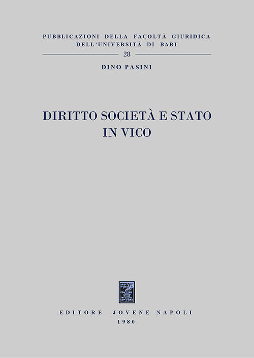 Diritto, società e Stato in Vico.