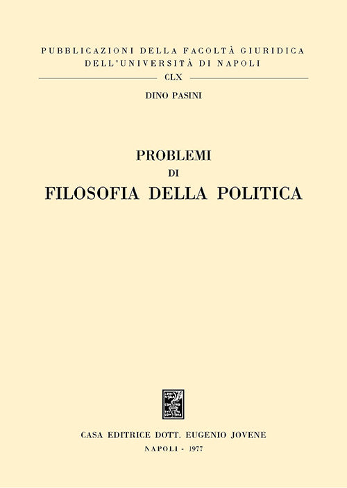 Problemi di filosofia della politica.