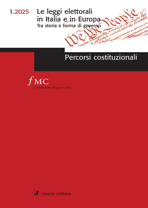 PERCORSI COSTITUZIONALI 2025