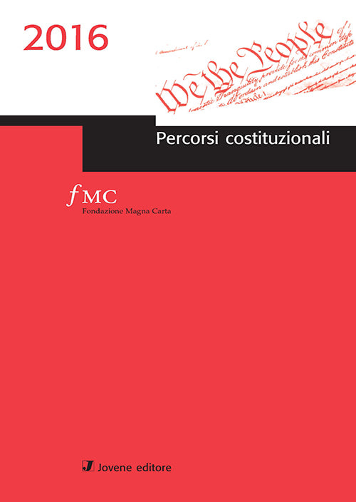 PERCORSI COSTITUZIONALI 2016