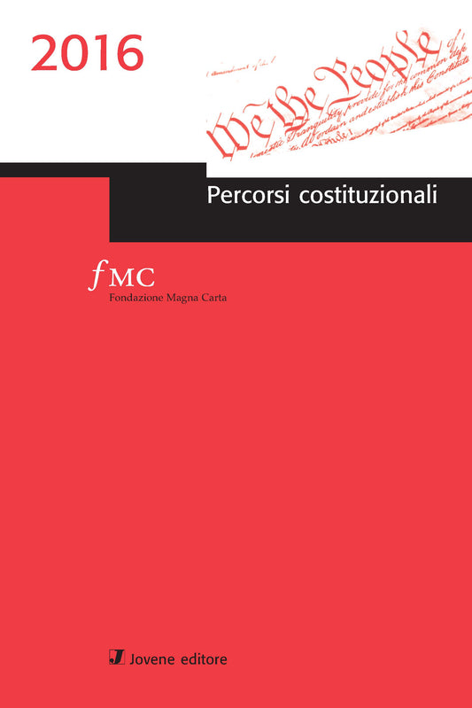 PERCORSI COSTITUZIONALI 2016