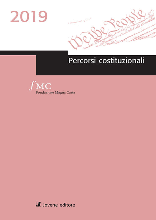 PERCORSI COSTITUZIONALI 2019