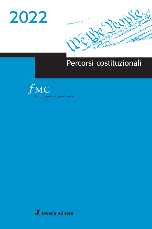 PERCORSI COSTITUZIONALI 2022