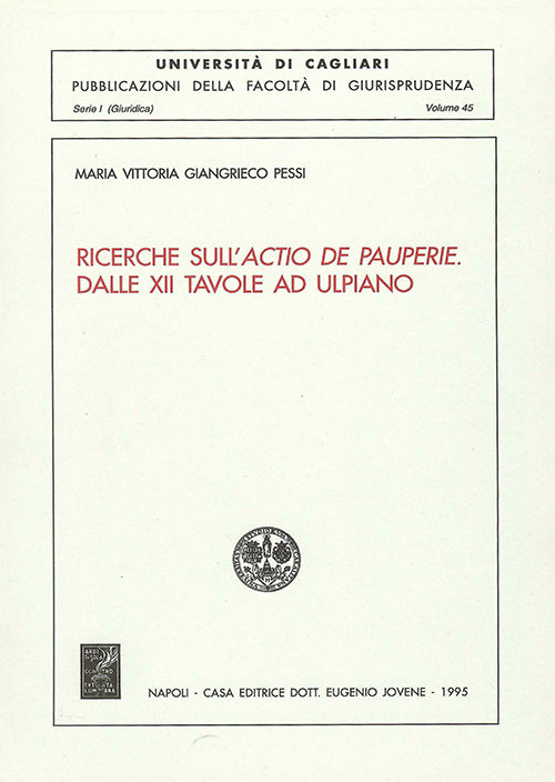 Ricerche sull'actio de pauperie.