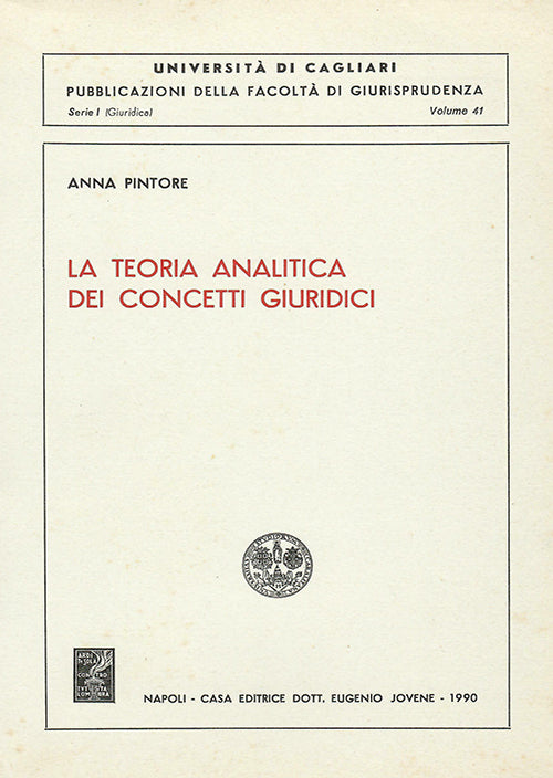 La teoria analitica dei concetti giuridici.
