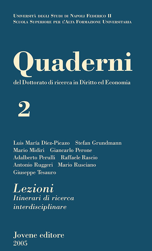 Lezioni. Itinerari di ricerca interdisciplinare.