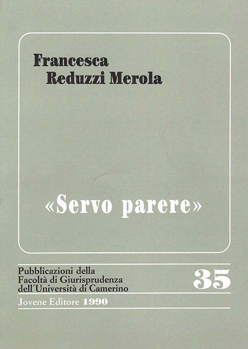 «Servo parere».