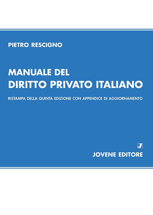 Manuale del diritto privato italiano.