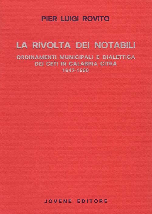 La rivolta dei notabili.