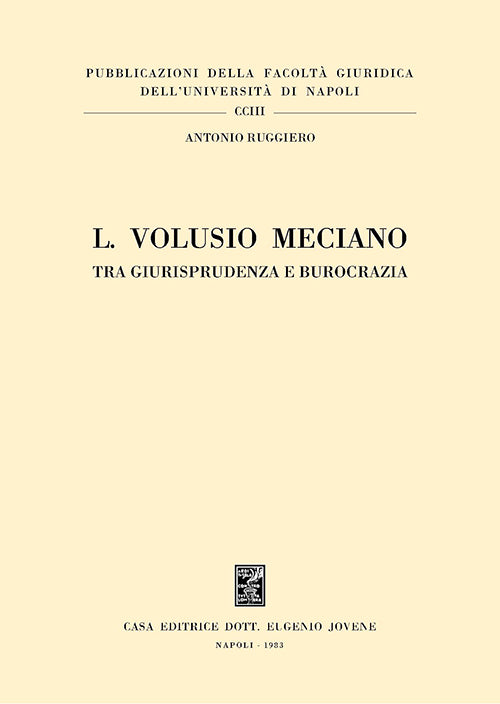 L. Volusio Meciano.