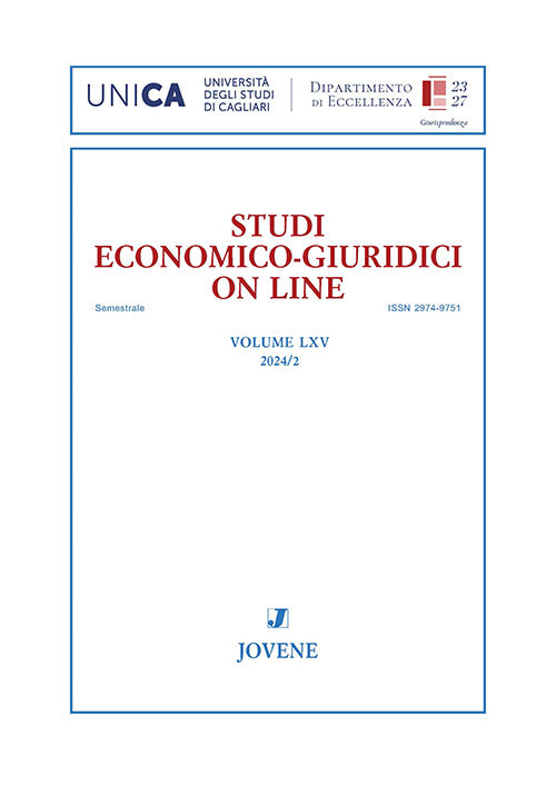 STUDI ECONOMICO-GIURIDICI ON LINE 2024/2