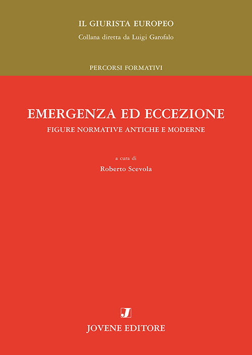 Emergenza ed eccezione.