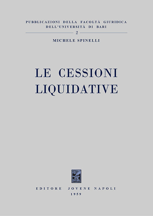 Le cessioni liquidative.