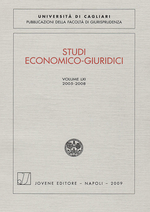 Studi economico-giuridici - Volume LXI (2005-2008).