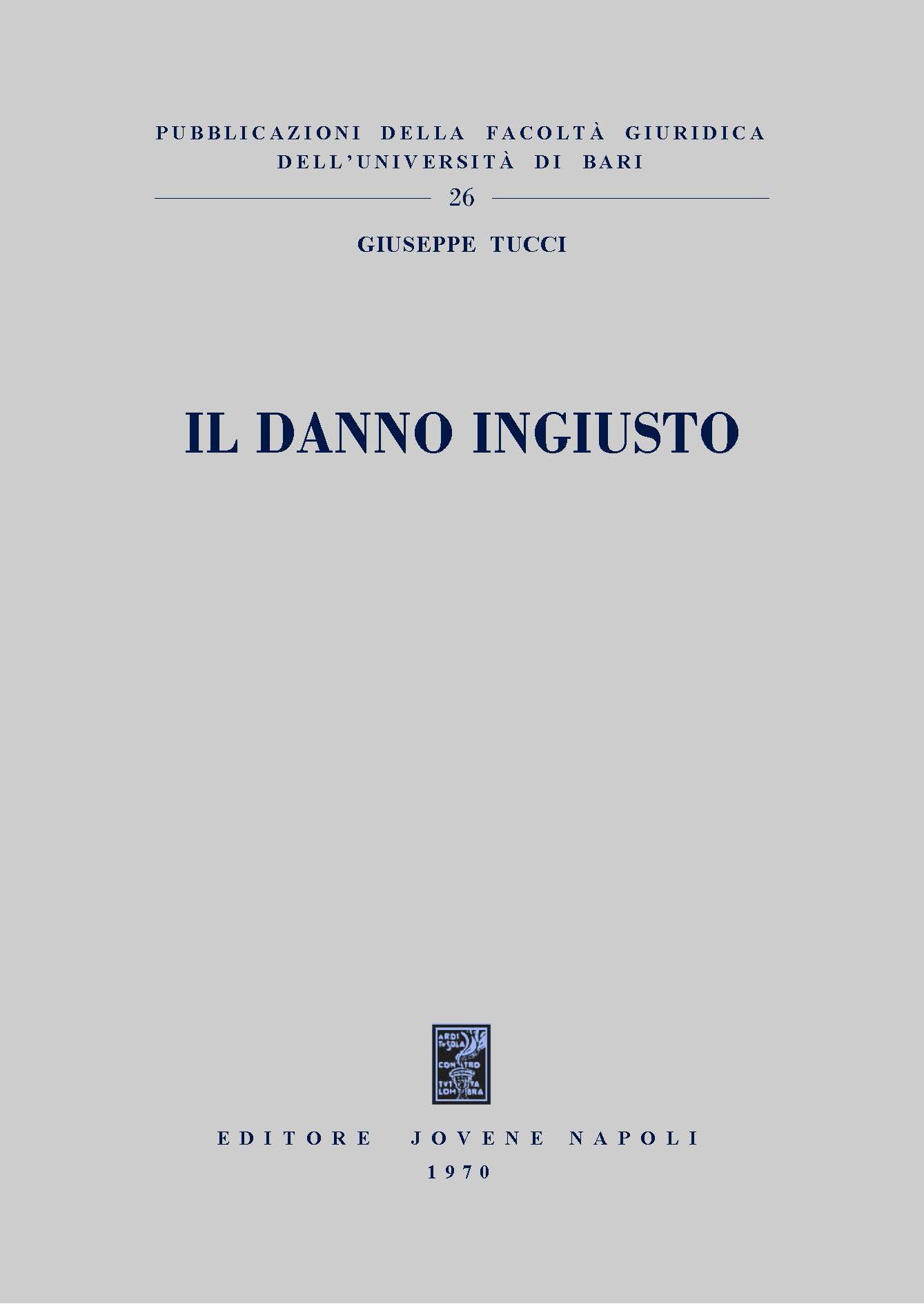 Il danno ingiusto.